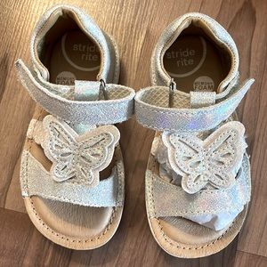 Stride Rite Sparkly Butterfly Sandals